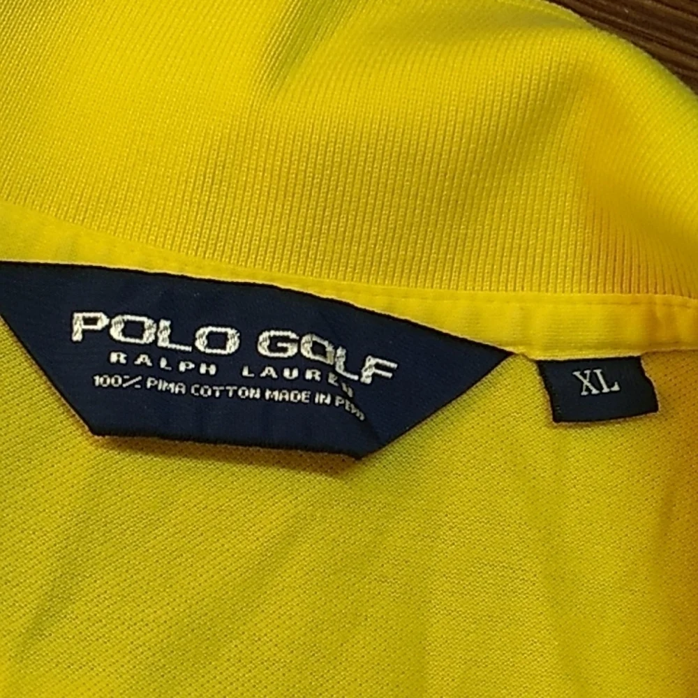 Ralph Lauren Polo Golf ⛳ XL yellow shirt